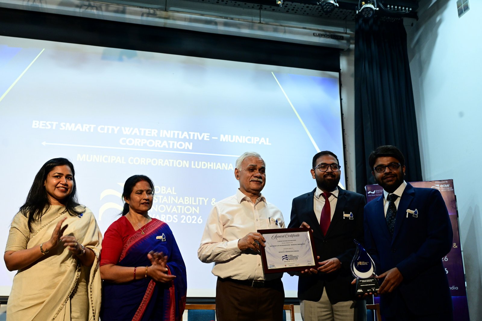 Municipal Corporation Ludhiana, BEST SMART CITY WATER INITIATIVE – MUNICIPAL CORPORATION